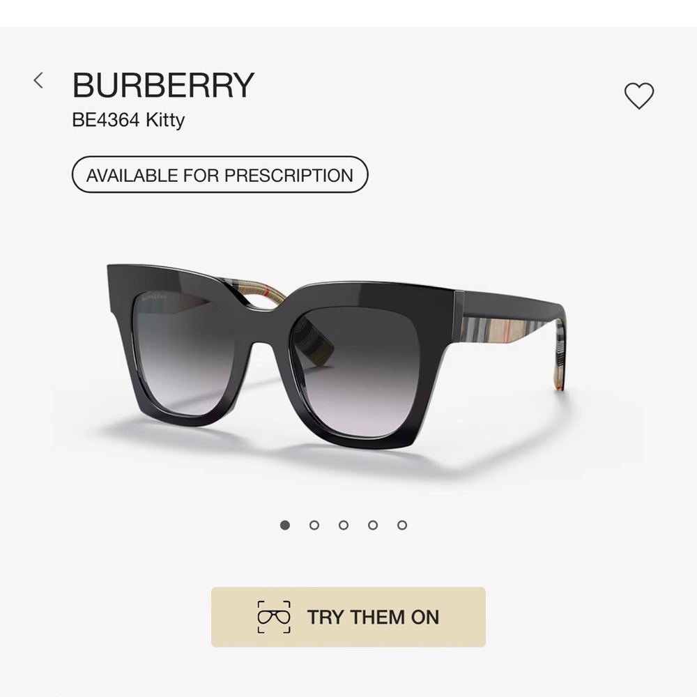 Burberry Kitty Sunglasses Authentic
